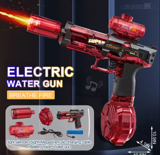 Pistola de agua eléctrica